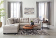 Mahoney 2-Piece Sectional with Chaise - Vida Furniture (Laredo,TX)