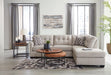 Mahoney 2-Piece Sectional with Chaise - Vida Furniture (Laredo,TX)