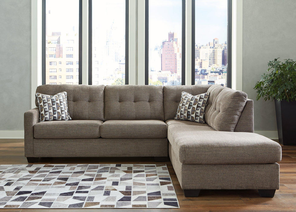 Mahoney 2-Piece Sectional with Chaise - Vida Furniture (Laredo,TX)