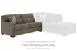 Mahoney 2-Piece Sectional with Chaise - Vida Furniture (Laredo,TX)