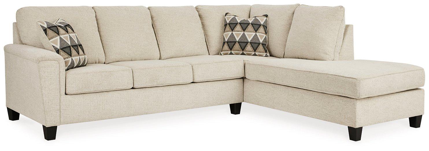 Abinger 2-Piece Sectional with Chaise - Vida Furniture (Laredo,TX)