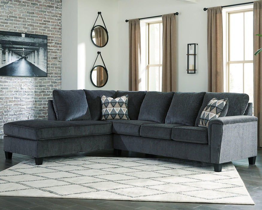 Abinger 2-Piece Sectional with Chaise - Vida Furniture (Laredo,TX)