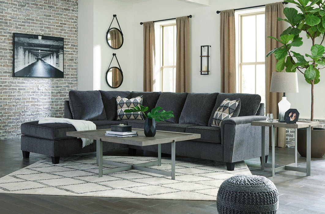 Abinger 2-Piece Sectional with Chaise - Vida Furniture (Laredo,TX)