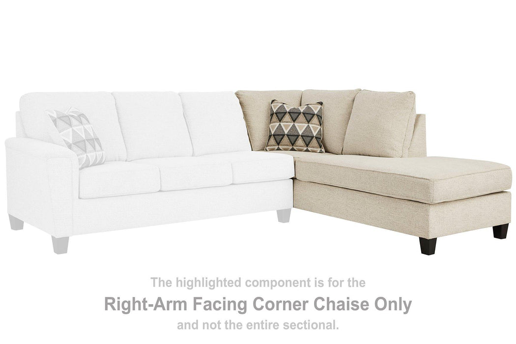 Abinger 2-Piece Sectional with Chaise - Vida Furniture (Laredo,TX)