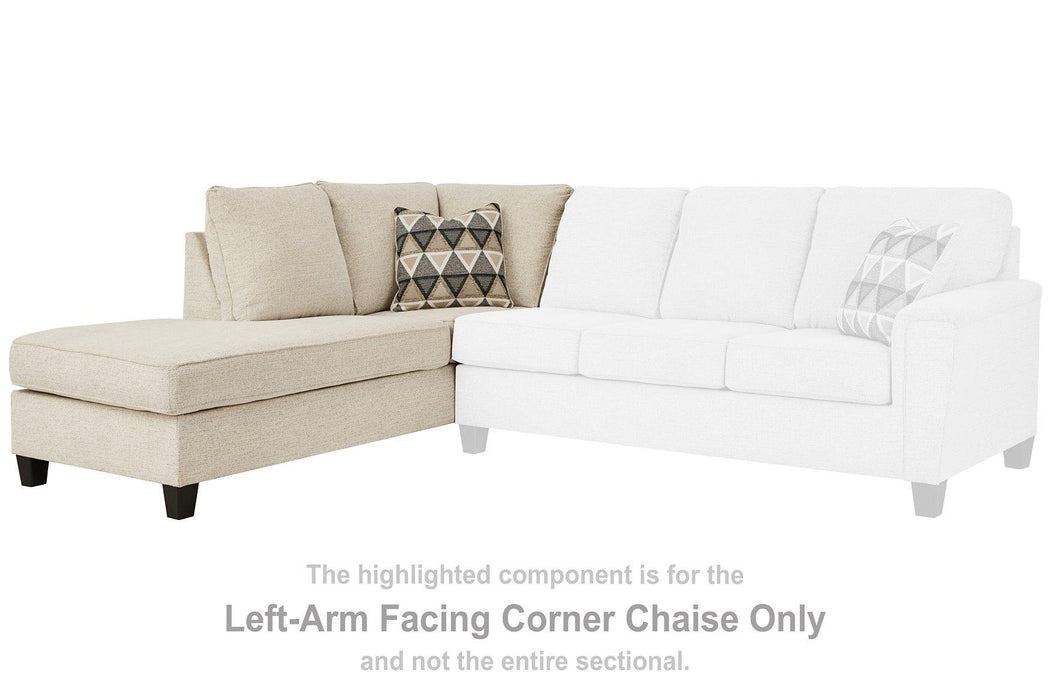 Abinger 2-Piece Sectional with Chaise - Vida Furniture (Laredo,TX)