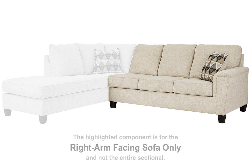 Abinger 2-Piece Sectional with Chaise - Vida Furniture (Laredo,TX)