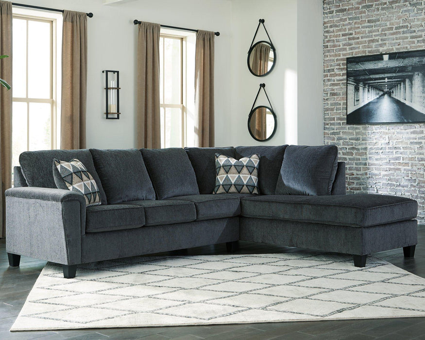 Abinger 2-Piece Sectional with Chaise - Vida Furniture (Laredo,TX)