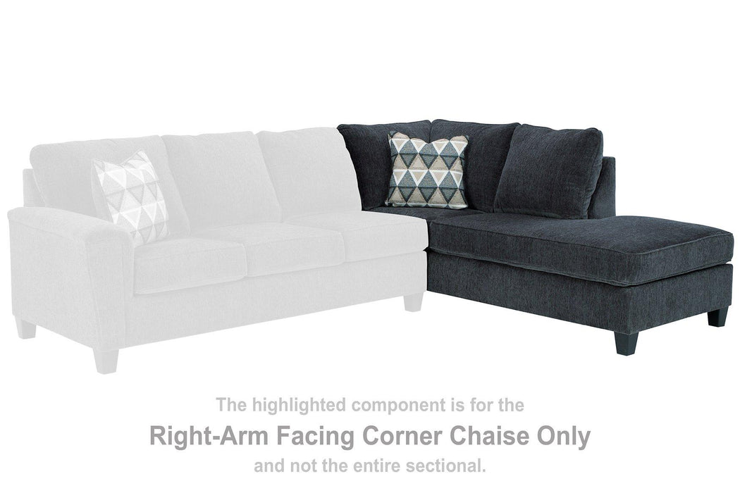 Abinger 2-Piece Sectional with Chaise - Vida Furniture (Laredo,TX)