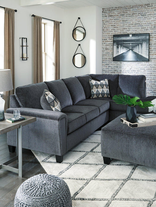 Abinger 2-Piece Sectional with Chaise - Vida Furniture (Laredo,TX)