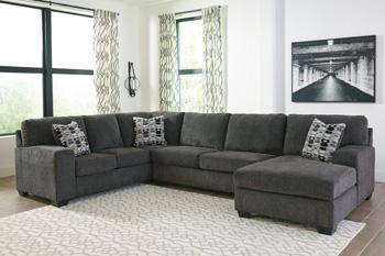 Ballinasloe 3-Piece Sectional with Chaise - Vida Furniture (Laredo,TX)