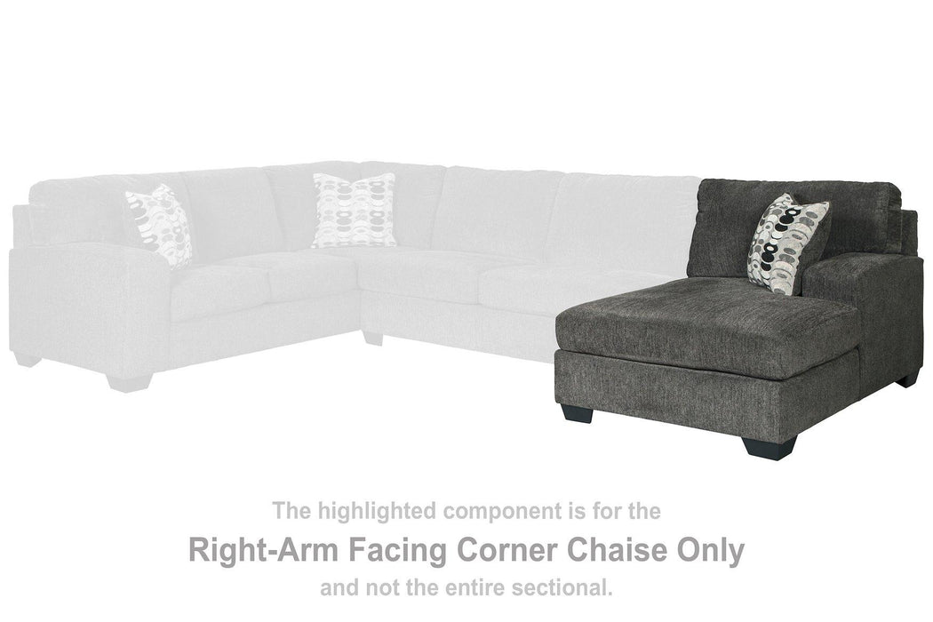 Ballinasloe 3-Piece Sectional with Chaise - Vida Furniture (Laredo,TX)