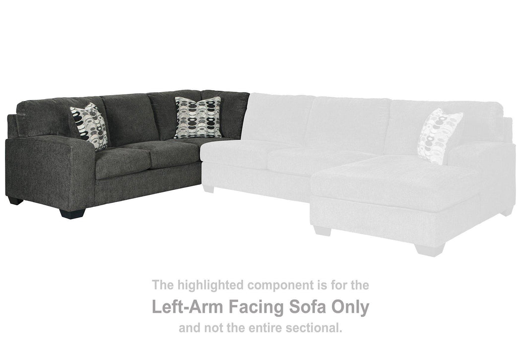 Ballinasloe 3-Piece Sectional with Chaise - Vida Furniture (Laredo,TX)
