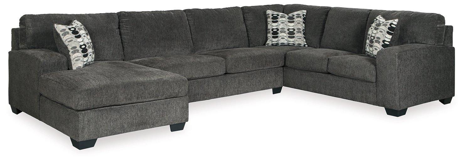 Ballinasloe 3-Piece Sectional with Chaise - Vida Furniture (Laredo,TX)