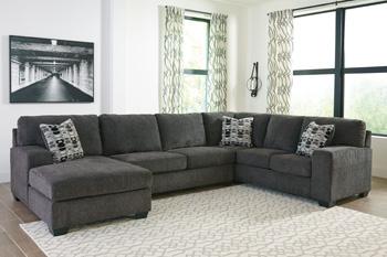 Ballinasloe 3-Piece Sectional with Chaise - Vida Furniture (Laredo,TX)
