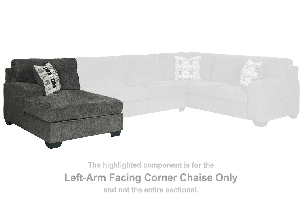 Ballinasloe 3-Piece Sectional with Chaise - Vida Furniture (Laredo,TX)