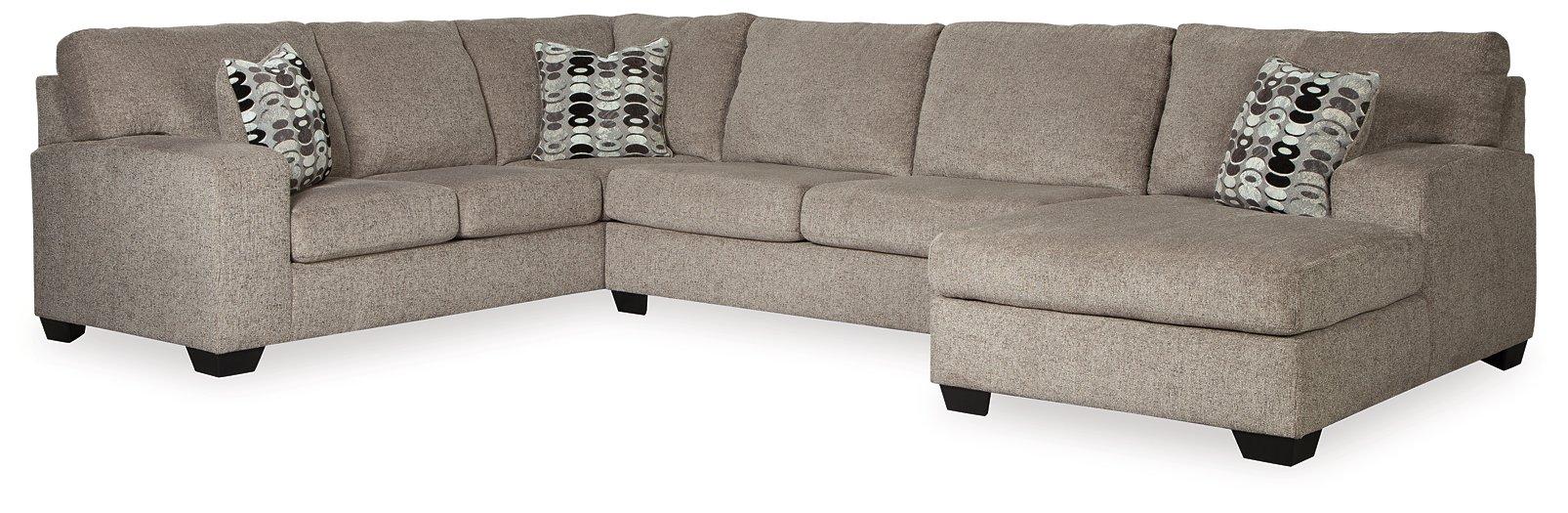 Ballinasloe 3-Piece Sectional with Chaise - Vida Furniture (Laredo,TX)