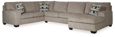 Ballinasloe 3-Piece Sectional with Chaise - Vida Furniture (Laredo,TX)