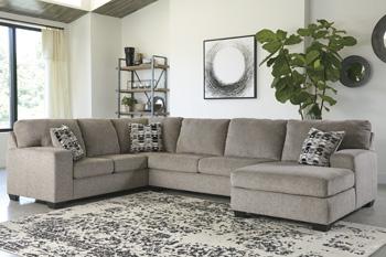 Ballinasloe 3-Piece Sectional with Chaise - Vida Furniture (Laredo,TX)