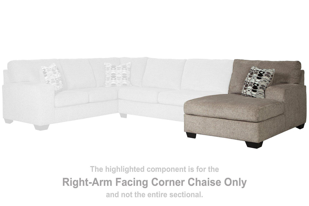 Ballinasloe 3-Piece Sectional with Chaise - Vida Furniture (Laredo,TX)