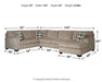 Ballinasloe 3-Piece Sectional with Chaise - Vida Furniture (Laredo,TX)