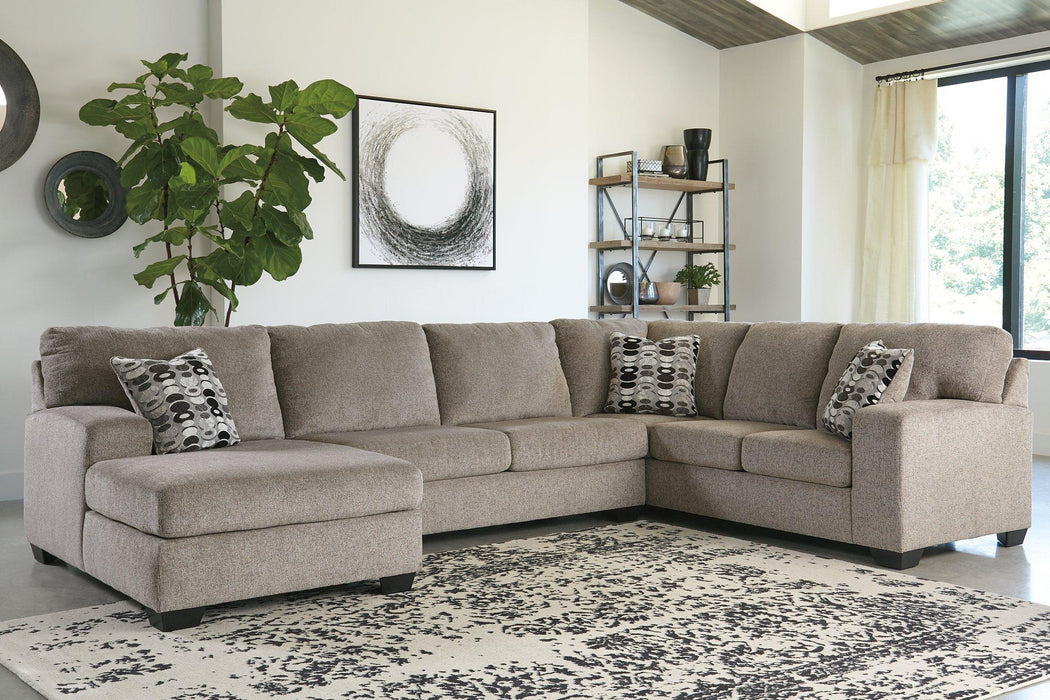 Ballinasloe 3-Piece Sectional with Chaise - Vida Furniture (Laredo,TX)