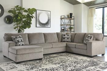 Ballinasloe 3-Piece Sectional with Chaise - Vida Furniture (Laredo,TX)