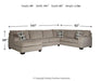 Ballinasloe 3-Piece Sectional with Chaise - Vida Furniture (Laredo,TX)