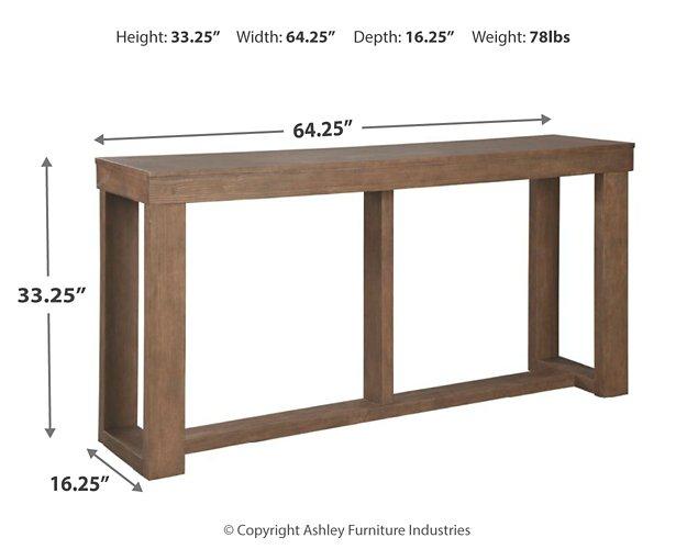 Cariton Sofa/Console Table - Vida Furniture (Laredo,TX)