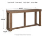 Cariton Sofa/Console Table - Vida Furniture (Laredo,TX)