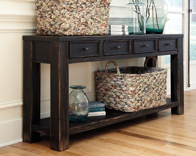 Gavelston Sofa/Console Table - Vida Furniture (Laredo,TX)