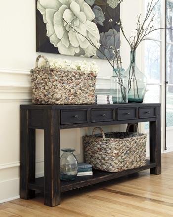 Gavelston Sofa/Console Table - Vida Furniture (Laredo,TX)