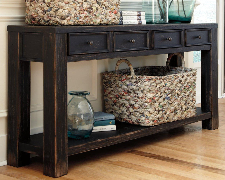 Gavelston Sofa/Console Table - Vida Furniture (Laredo,TX)