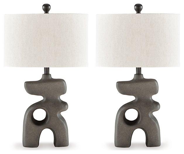 Danacy Lamp Set - Vida Furniture (Laredo,TX)