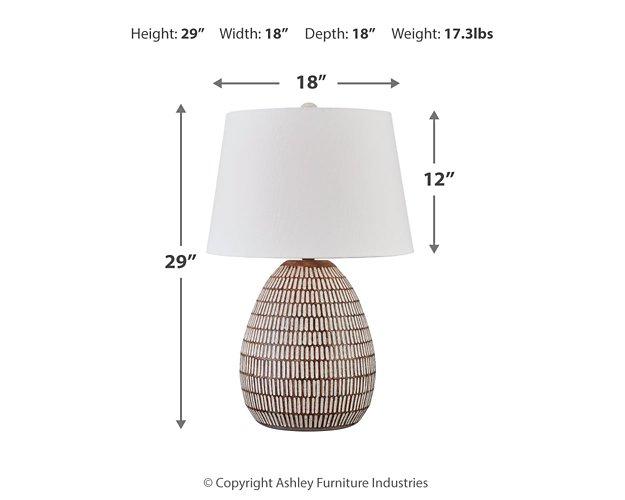 Darrich Lamp Set - Vida Furniture (Laredo,TX)