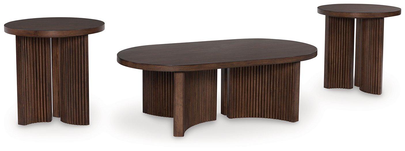 Korestone Occasional Table Set - Vida Furniture (Laredo,TX)