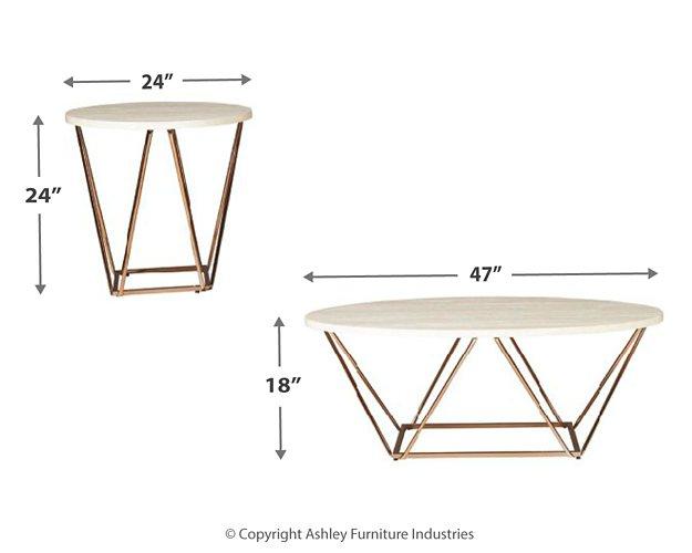 Tarica Table (Set of 3) - Vida Furniture (Laredo,TX)