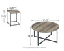 Wadeworth Table (Set of 3) - Vida Furniture (Laredo,TX)