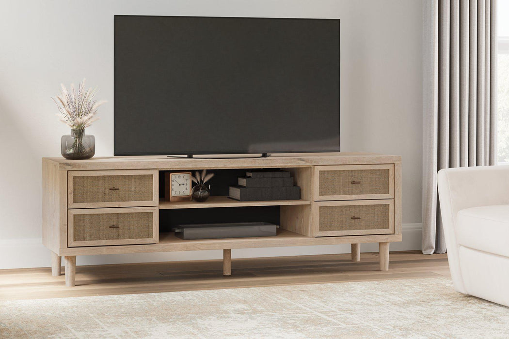 Cielden 72" TV Stand with Electric Fireplace - Vida Furniture (Laredo,TX)