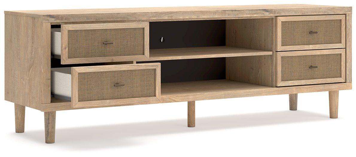 Cielden 72" TV Stand with Electric Fireplace - Vida Furniture (Laredo,TX)