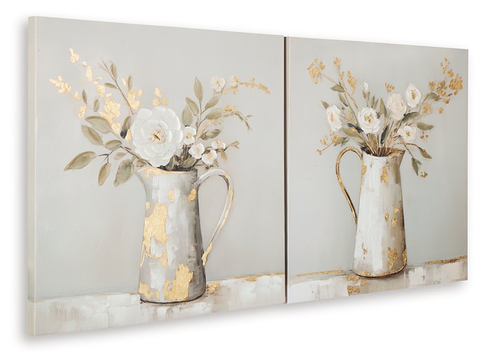 Amoryville Wall Art Set (Set of 2) - Vida Furniture (Laredo,TX)
