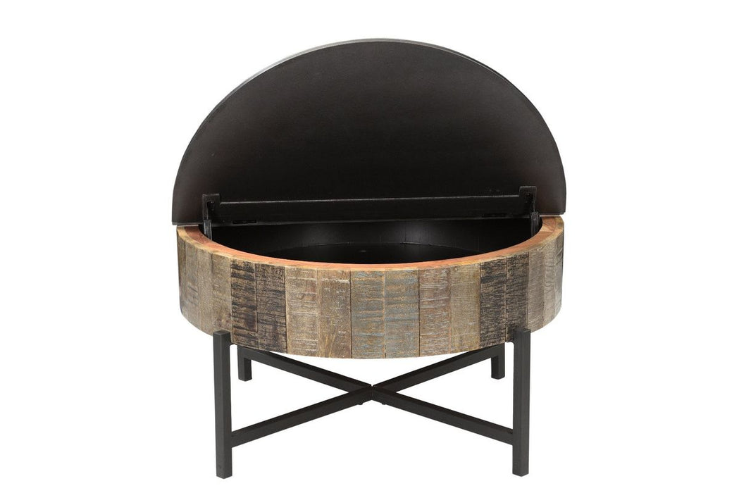 Galaxy Home T1216C Coffe Table in Brown - Vida Furniture (Laredo,TX)
