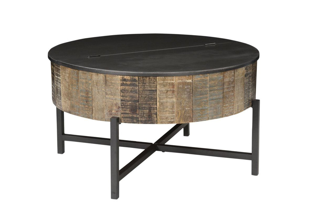 Galaxy Home T1216C Coffe Table in Brown - Vida Furniture (Laredo,TX)
