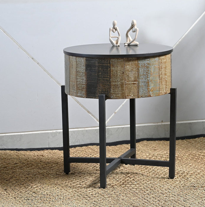 Galaxy Home T1216E End Table in Brown - Vida Furniture (Laredo,TX)