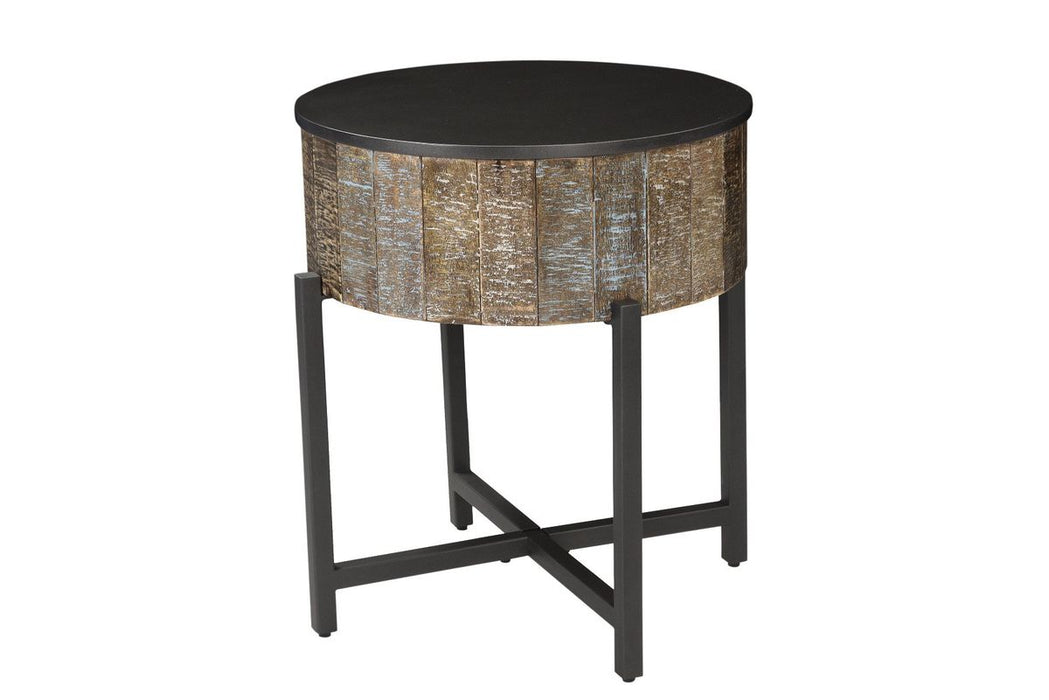 Galaxy Home T1216E End Table in Brown - Vida Furniture (Laredo,TX)