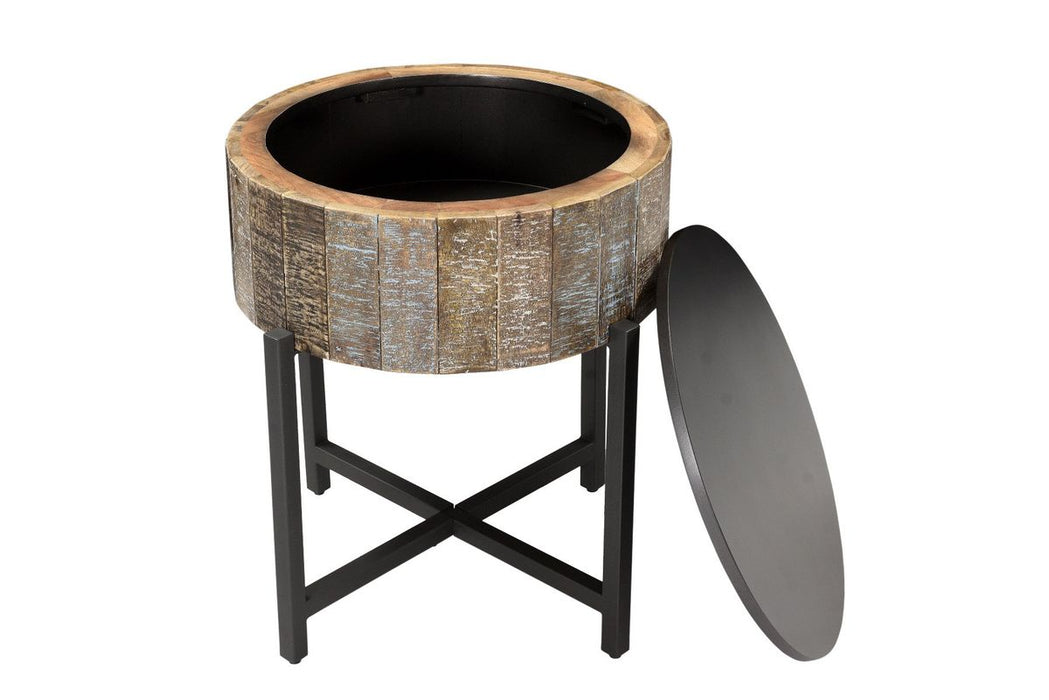 Galaxy Home T1216E End Table in Brown - Vida Furniture (Laredo,TX)