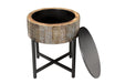 Galaxy Home T1216E End Table in Brown - Vida Furniture (Laredo,TX)