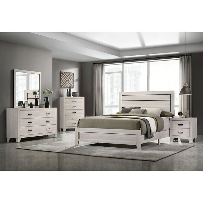 Elements International Makayla Nightstand in Natural - Vida Furniture (Laredo,TX)