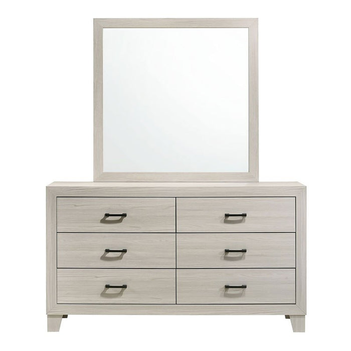 Elements International Makayla Dresser in Natural - Vida Furniture (Laredo,TX)