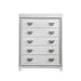 Elements International Moondance Chest in White - Vida Furniture (Laredo,TX)
