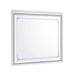 Elements International Moondance Mirror in White - Vida Furniture (Laredo,TX)